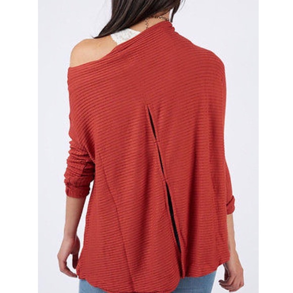 NWT Free People Split Back long sleeve - Picture 2 of 8